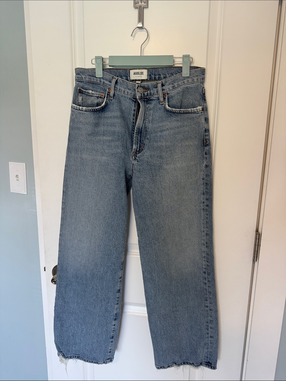 Agolde Harper Ankle Wide Leg Jeans